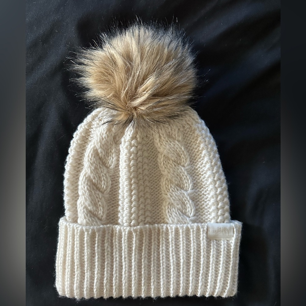 The North Face Oh Mega Fur Pom Beanie